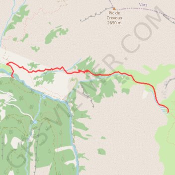 Trace GPS Le Lac du Crachet, itinéraire, parcours