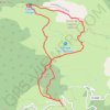 Trace GPS Soum de Layens depuis le Col de Houratate, itinéraire, parcours