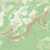 Trace GPS Buoux-Tour du vallon de l'Aiguebrun, itinéraire, parcours