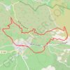 Trace GPS Les Mourels - Azillanet, itinéraire, parcours