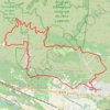 Trace GPS Rando Gorges du régalon, itinéraire, parcours
