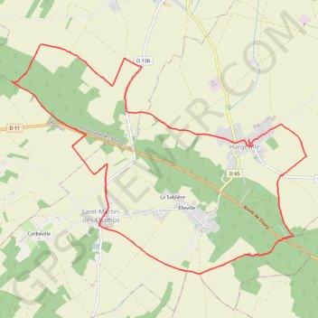 Trace GPS Hargeville (Yvelines 78), itinéraire, parcours