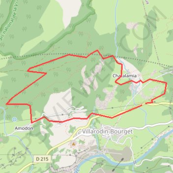 Trace GPS Aussois, Chatalamia, itinéraire, parcours