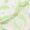 Trace GPS E7a Bessans Bonneval sur Arc Val Cenis Base polaire, itinéraire, parcours