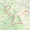 Trace GPS Ultra Saint Jacques 2024, itinéraire, parcours