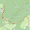 Trace GPS Col de l'Alpettaz - Fort de la Batterie de Marthod, itinéraire, parcours