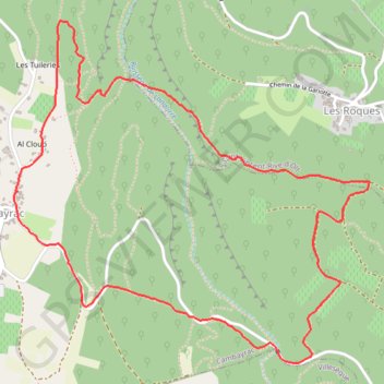 Trace GPS Hauts de Landorre - Cambayrac, itinéraire, parcours
