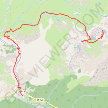 Trace GPS Lacs Morgons, itinéraire, parcours