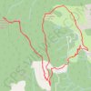 Trace GPS Bairols Pointe de 4 Cantons, itinéraire, parcours