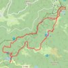 Trace GPS La trilogie des lacs, itinéraire, parcours