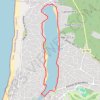 Trace GPS Autour du Lac d'Hossegor, itinéraire, parcours