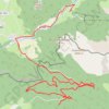 Trace GPS Côté Charnier, Pra Pinet, Col du Pendu, itinéraire, parcours