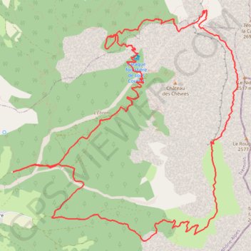Trace GPS Sentier de la Baronne, itinéraire, parcours
