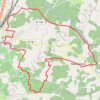 Trace GPS Randonnées en Gironde - Boucle de Marcenais, itinéraire, parcours