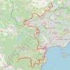 Trace GPS GR 51 De Gourdon (Alpes Maritimes) au Col de Testanier (Var), itinéraire, parcours