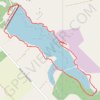 Trace GPS Tour du Lac d'Agès, itinéraire, parcours
