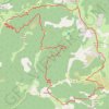 Trace GPS GTV - Tour du Vercors à pied - Les Nonnières - Forêt de Jocou - Glandage, itinéraire, parcours