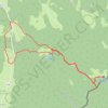 Trace GPS Sortie Raquettes au Pré Poncet La Jaïque, itinéraire, parcours