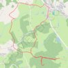 Trace GPS Autour de Château-Chervix, itinéraire, parcours