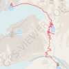 Trace GPS Montée au refuge des Ecrins, itinéraire, parcours