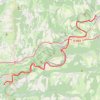 Trace GPS De Baume-les-Dames à l'Isle-sur-le-Doubs, itinéraire, parcours
