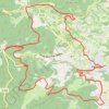 Trace GPS Boucle Pélussin - Pélussin, itinéraire, parcours