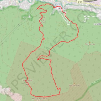 Trace GPS Roc de la Croix, itinéraire, parcours