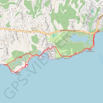 Trace GPS Rando en Guadeloupe, itinéraire, parcours