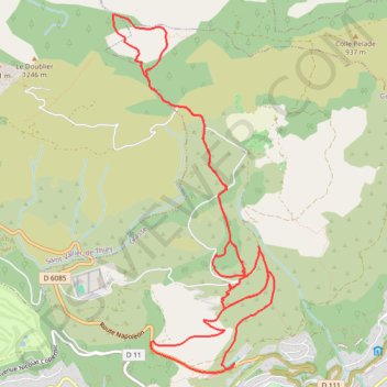 Trace GPS Bois de la Marbrière., itinéraire, parcours