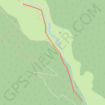 Trace GPS track, itinéraire, parcours