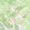 Trace GPS Bussy-Albieux - Téléthon - Grand parcours, itinéraire, parcours