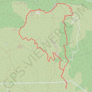Trace GPS La Bourdonniere Pilon du Roi, itinéraire, parcours