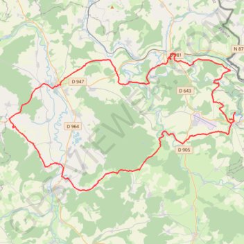 Trace GPS Houblon et Fortification - Halles-sous-les-Côtes, itinéraire, parcours