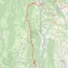 Trace GPS GTJ Randonnée de Bellegarde-sur-Valserine à Culoz (Ain), itinéraire, parcours