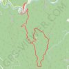 Trace GPS Sentier de Valescure - Peyrolles, itinéraire, parcours