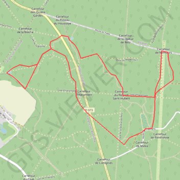 Trace GPS Au Pays de Dumas, itinéraire, parcours