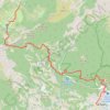 Trace GPS Jour arla à Cilaos Cirque de Mafate, itinéraire, parcours