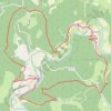 Trace GPS Autour de Marcilhac-sur-Célé, itinéraire, parcours