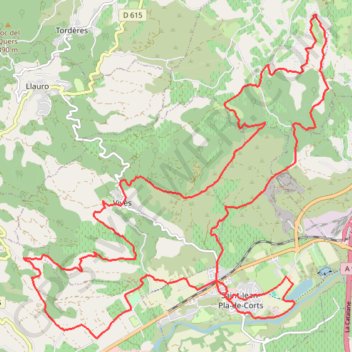 Trace GPS Rando des Chapelles - Saint-Jean-Pla-de-Corts, itinéraire, parcours