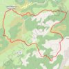 Trace GPS Saint Maurice de Navacelles La Buége, itinéraire, parcours
