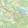 Trace GPS Salagou #2 : Col de Portes, Mourèze, Lousses, itinéraire, parcours