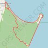 Trace GPS Rainbow Beach - Double Island Point, itinéraire, parcours