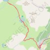 Trace GPS Hospitalet près l'Andorre Etang de Pédourrés, itinéraire, parcours