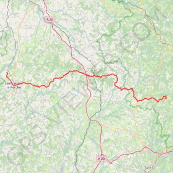 Trace GPS Cap sur les Monédières, itinéraire, parcours