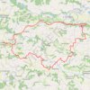 Trace GPS Tour de la Haute Chalosse (Landes), itinéraire, parcours