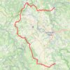 Trace GPS GR40 De Vorey à Goudet (Haute-Loire), itinéraire, parcours
