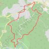 Trace GPS Saint Jaume à Vignaubière, itinéraire, parcours