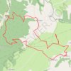 Trace GPS Le chemin des bergères et le Plateau d'Ussel - Courgoul, itinéraire, parcours