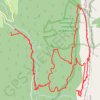 Trace GPS Balcon Ouest des Lances de Malissard (Chartreuse), itinéraire, parcours