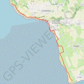 Trace GPS Balcon de la baie, itinéraire, parcours